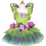 Great Pretenders Green Fairy Blooms Deluxe Dress With Wings Ages 3-4