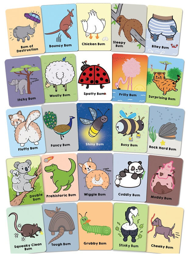 Go Bum (Cheeky Version of Go Fish) - Animals Edition