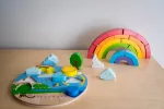 Wooden Rainbow Jigsaw Puzzle