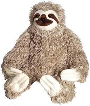 Wild Republic Jumbo Sloth Plush, Giant Stuffed Animal, Plush Toy, Gifts for Kids, 30 Inche