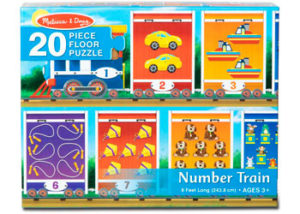 M&D Number Train Floor Puzzle 20pc