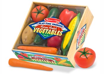M&D Play Time Vegetables 7 Pieces