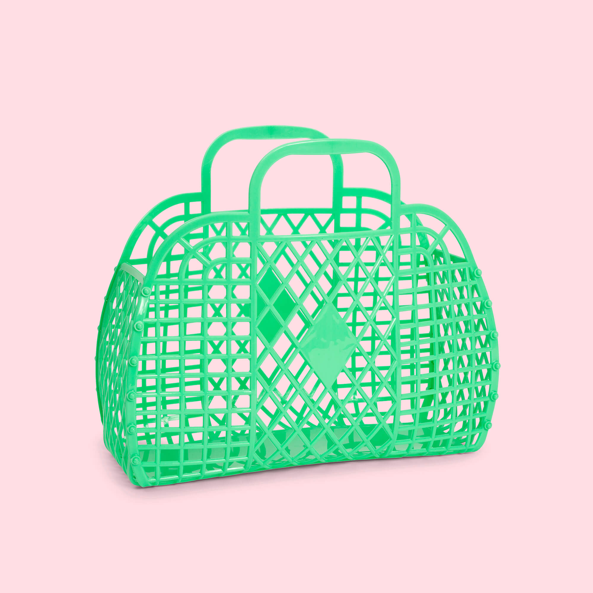 Sun Jellies Retro Basket Mini - Green