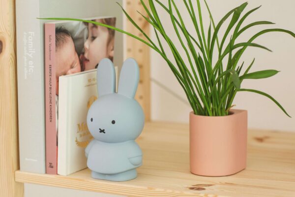 Miffy Money Box 19cm Silver Blue