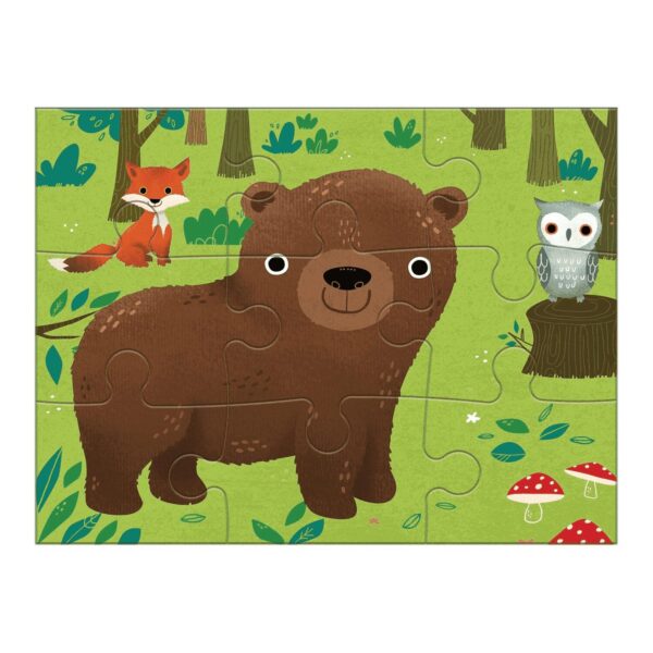 Mudpuppy 4 In A Box Puzzle Set Animals Of The World