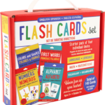 Bilingual English & Spanish Flash Cards Set Of 4