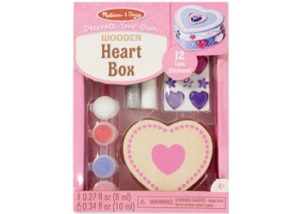M&D Decorate Your Own Wooden Heart Box