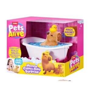 ZURU Pets Alive Mama Capybara & Baby Surprise