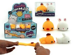 SQUEEZE CHICK + BUNNY (2PCS/BOX) - 4cm