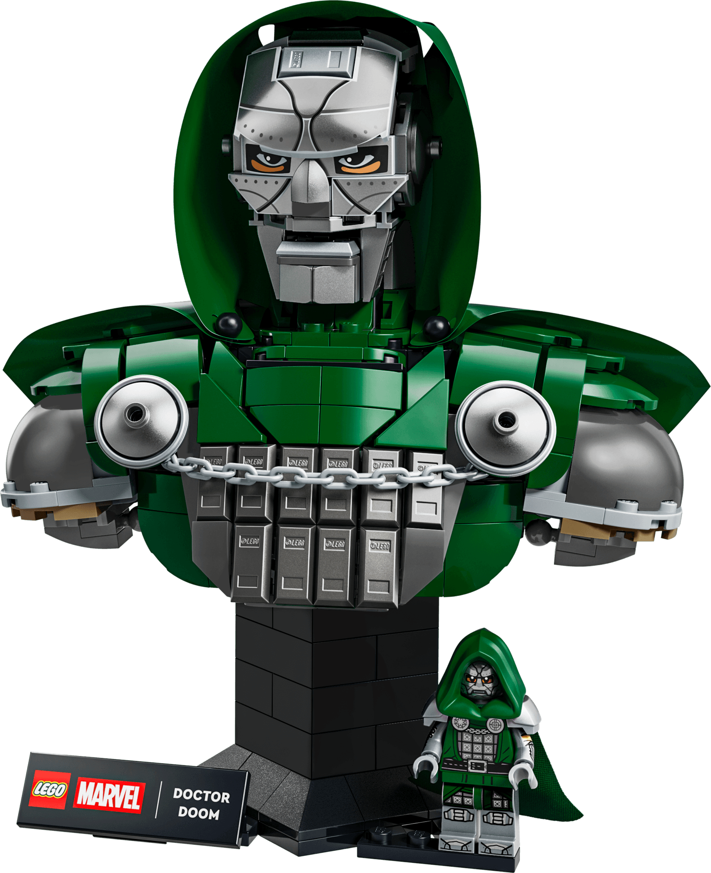 LEGO Marvel 76345 Doctor Doom Bust LEGO Marvel 76345 Doctor Doom Bust