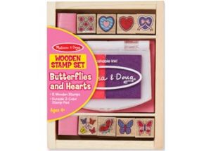 M&D Butterfly & Heart Stamp Set