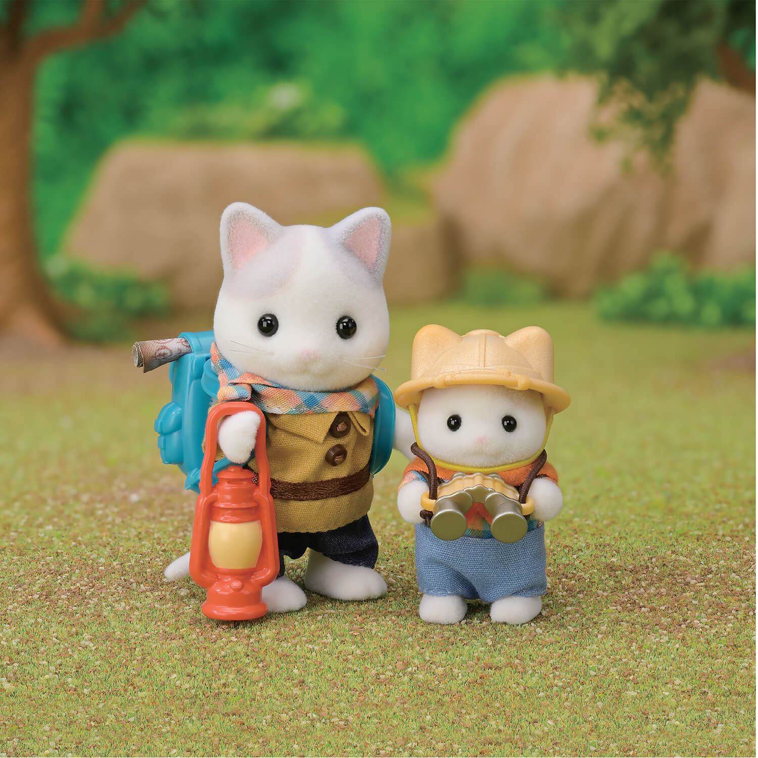 SF 5763 Exciting Exploration Set Latte Cat Brother & Baby