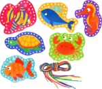 Lacing Cards Under the Sea