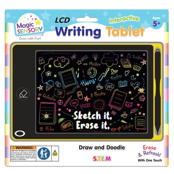 LCD Writing Tablet Yellow