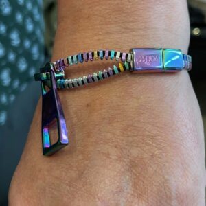 Metal Zipper Bracelet Large 21.5cm