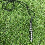 Caterpillar Necklace Black