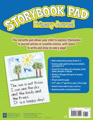 Storybook Pad With Ruled Lines