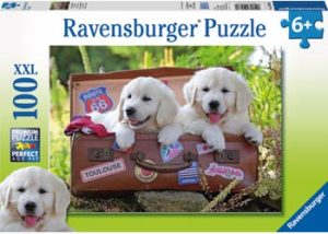 Ravensburger Travelling Puppies Puzzle 100pc