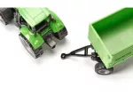 Siku 1606 DEUTZ-FAHR with Fortuna 4-Wheel-Trailer