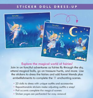Sticker Doll Dress-Up Fairies Book