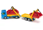 Siku 1695 Truck With Skip & Trailer