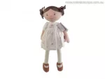 Bonikka Cecilia Linen Doll With Brown Hair