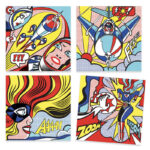 Djeco DJ9376 Inspired By Superheroes Roy Lichtenstein-Felt Brushes