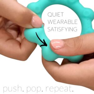 Octopop Small Teal - Quiet. Wearable. Satisfying.