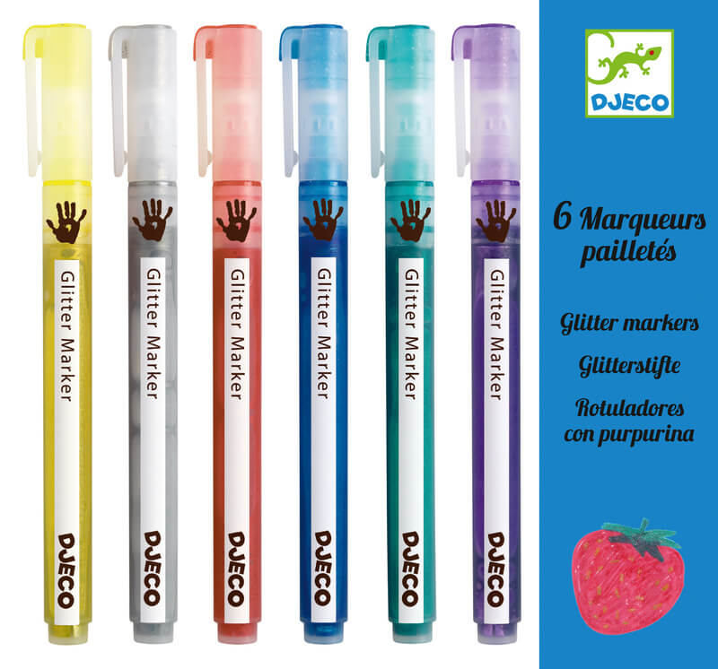 Djeco DJ8871 Glitter Markers