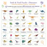 Peter Pauper Press Seek & Find Dinosaurs 100pc Puzzle
