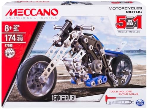 Meccano 5 Multi Model Set - Motorcycles