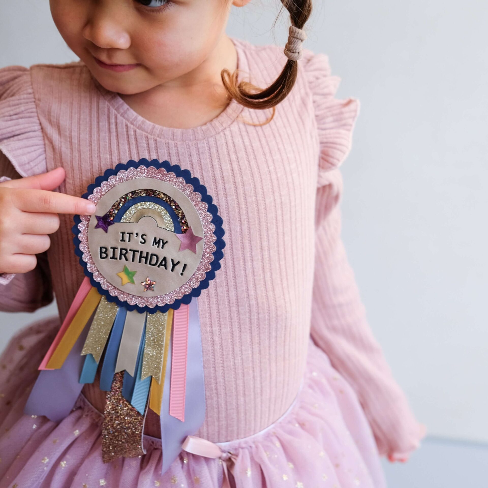 Mimi & Lula Birthday Rosette Space Unicorn