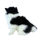 Angus Piebald Cat 34cm Sitting Bocchetta Plush