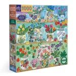 eeBoo Floral Cupboard Puzzle 1000pc