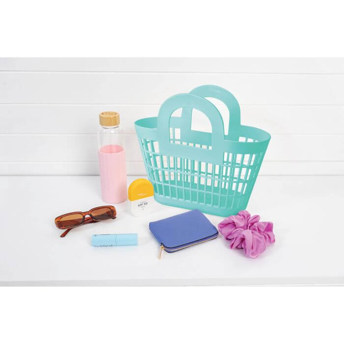 Sun Jellies Rosie Basket - ­Seafoam
