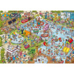 Ravensburger Holiday Resort 3 The Pool Puzzle 1000pc