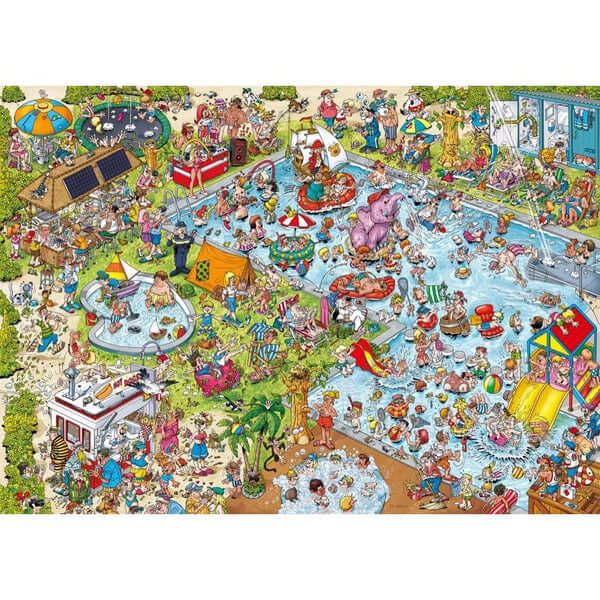 Ravensburger Holiday Resort 3 The Pool Puzzle 1000pc