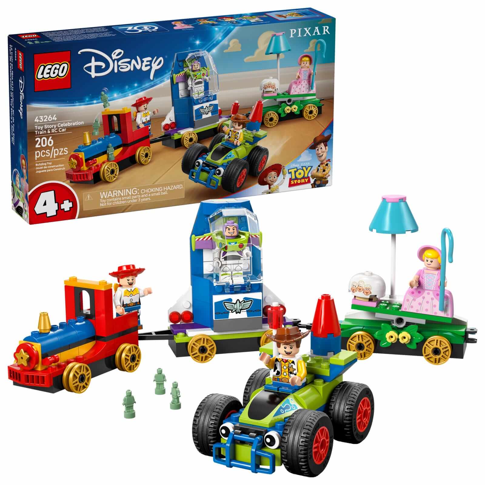LEGO Disney 43264 Toy Story Celebration Train & RC Car