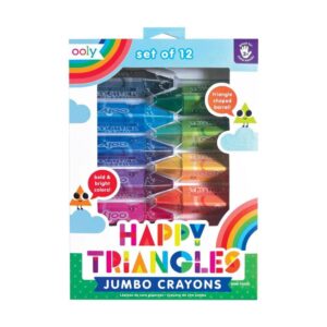 Ooly Crayons Jumbo Happy Triangles