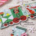 Christmas Train Shaped Floor Puzzle 30pc