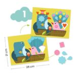 Djeco DJ9292 The Cat & His Friends Multi Craft Kit