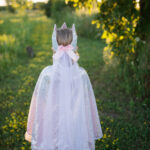 Great Pretenders Silver Reversible Sequin Cape Age 3-4