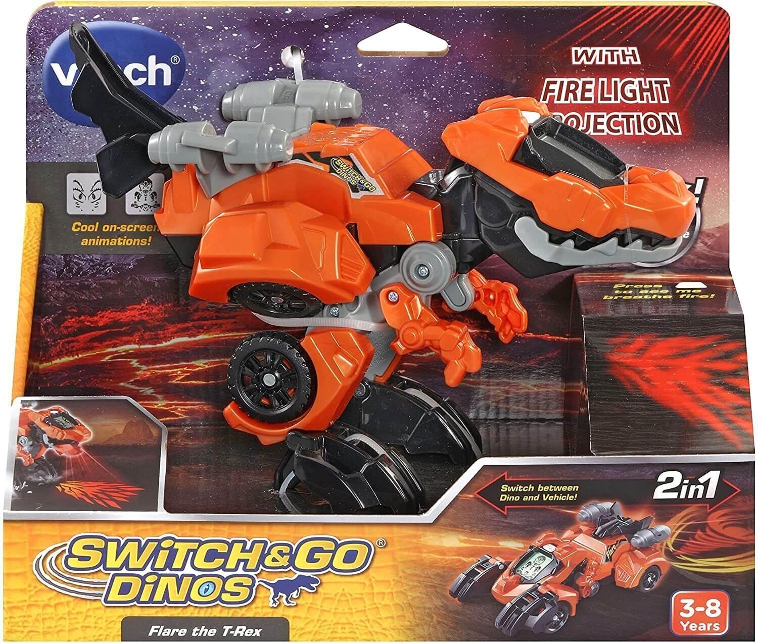 VTech Switch & Go Dinos Light Projection Crew Asst