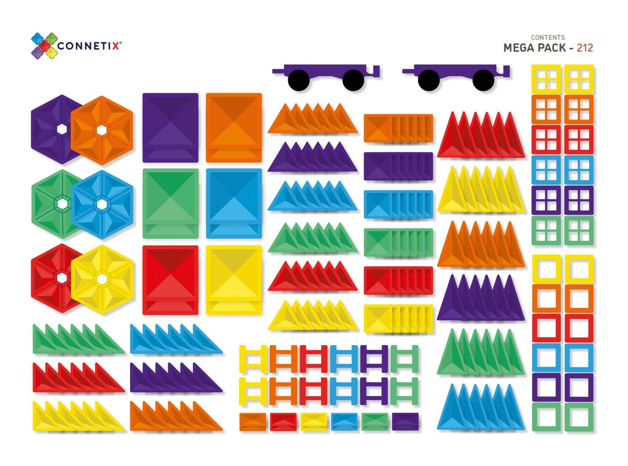 Connetix Tiles 212 Mega Pack