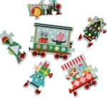Christmas Train Shaped Floor Puzzle 30pc