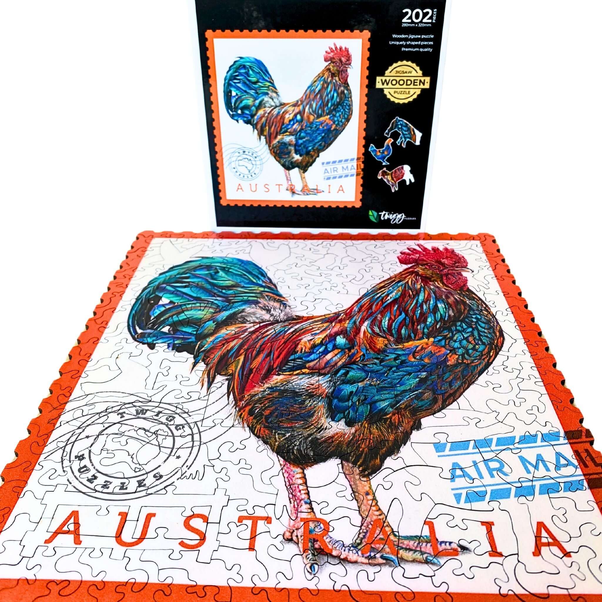 Twigg Puzzles Chook 202pc Wooden Puzzle