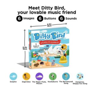 Ditty Bird Sounds of Australia Sound Book (USB-C)