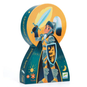 Djeco DJ7237 Full Moon Knight 36pc Silhouette Puzzle