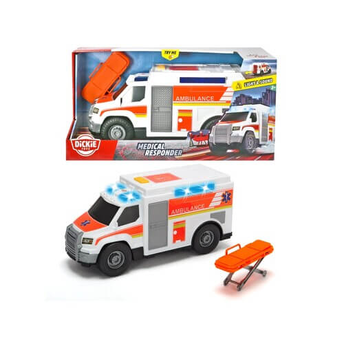 Dickie Medical Responder Ambulance Lights & Sounds 30cm Imagine If