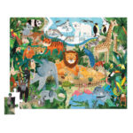 Flat House Puzzle 50pc - Zoo